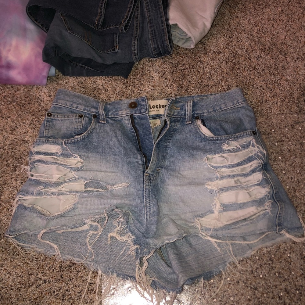 High Waisted Jean Shorts